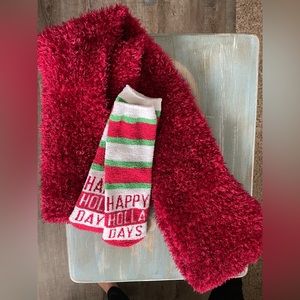 NWOT Sock & Scarf Set